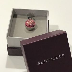 NEW Judith Lieber  cupcake charm